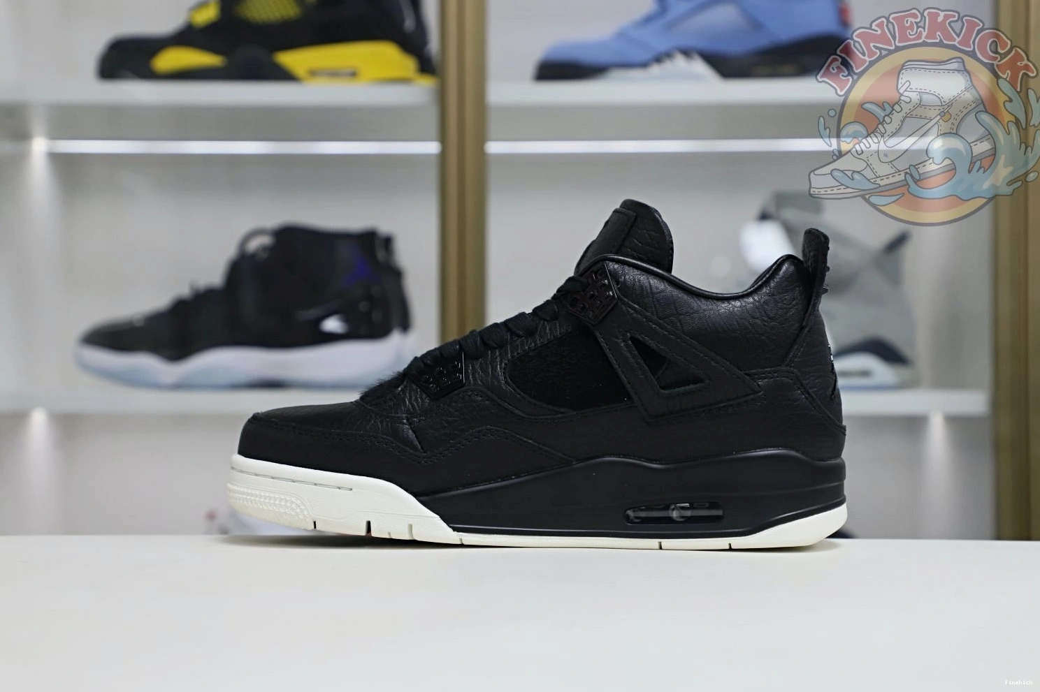 4 Jordan Air black Jordan ponyhair retro 0125